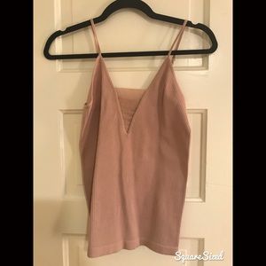 Free people dusty pink tank